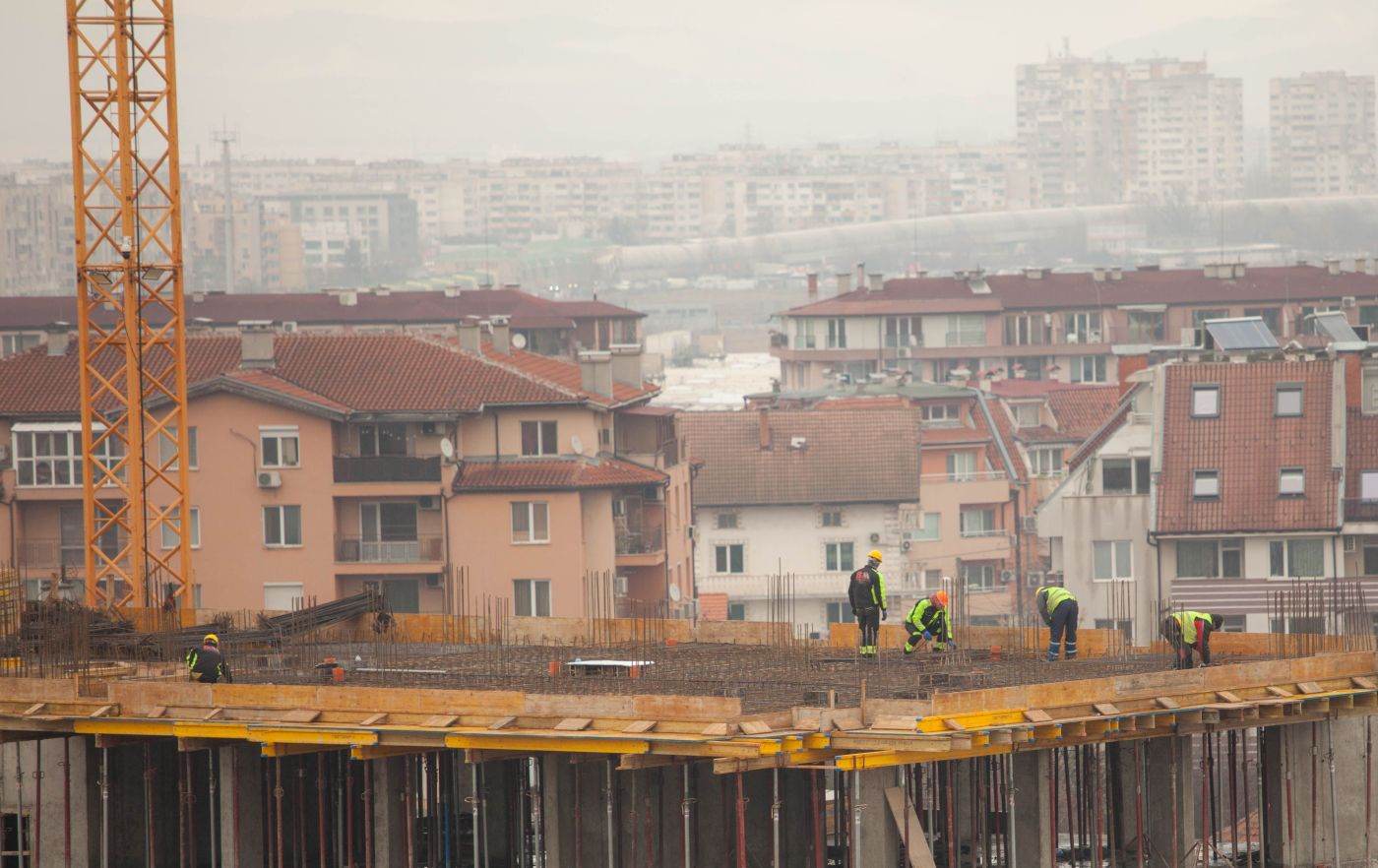 INS: Lucrările de construcţii au crescut cu 11,2% în primele şapte luni